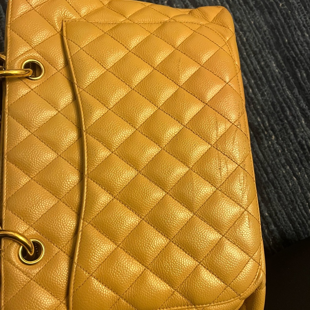 Chanel Tan Quilted Leather Tote Bag - Picture 2 of 16